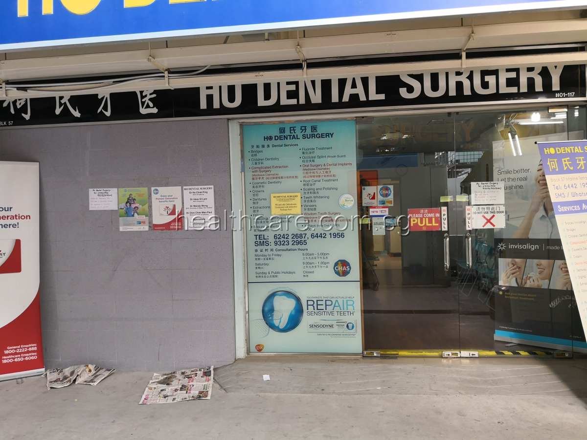 Ho Dental Surgery, Singapore (+65 6442 1956)